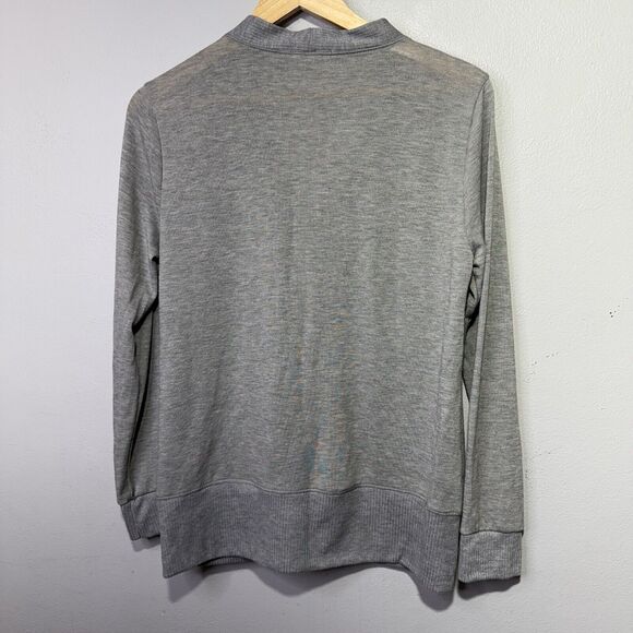Maurices Gray Snap-Front Cardigan Women’s Size Medium - Picture 2 of 7
